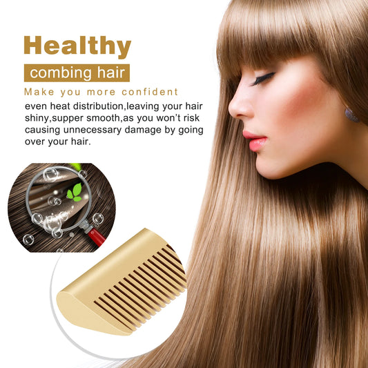 2-in-1 Electric Hair Straightening & Curling Hot Comb